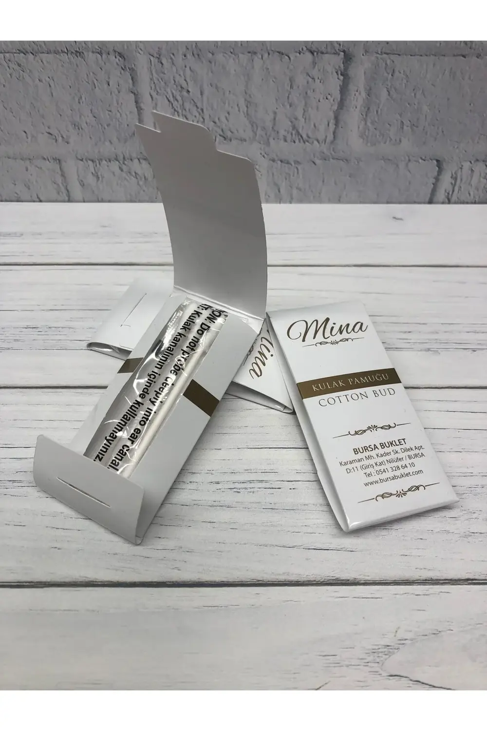 Bursa Buklet Otel Kulak Çubuğu 1 Koli 150 Adet