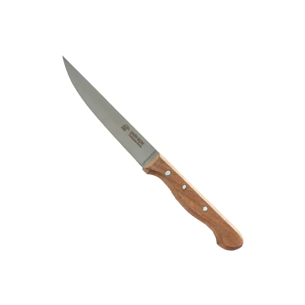 Bursa Paslanmaz Sebze Bıçağı 12 cm, Ahşap Sap Bursa Paslanmaz Sebze Bıçağı 12 cm, Ahşap Sap