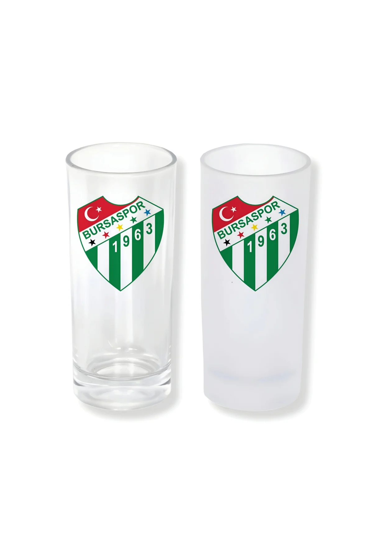 Bursaspor Buzlu / Buzsuz Seçenekli Rakı Bardağı – 1 Adet Şık Sunu