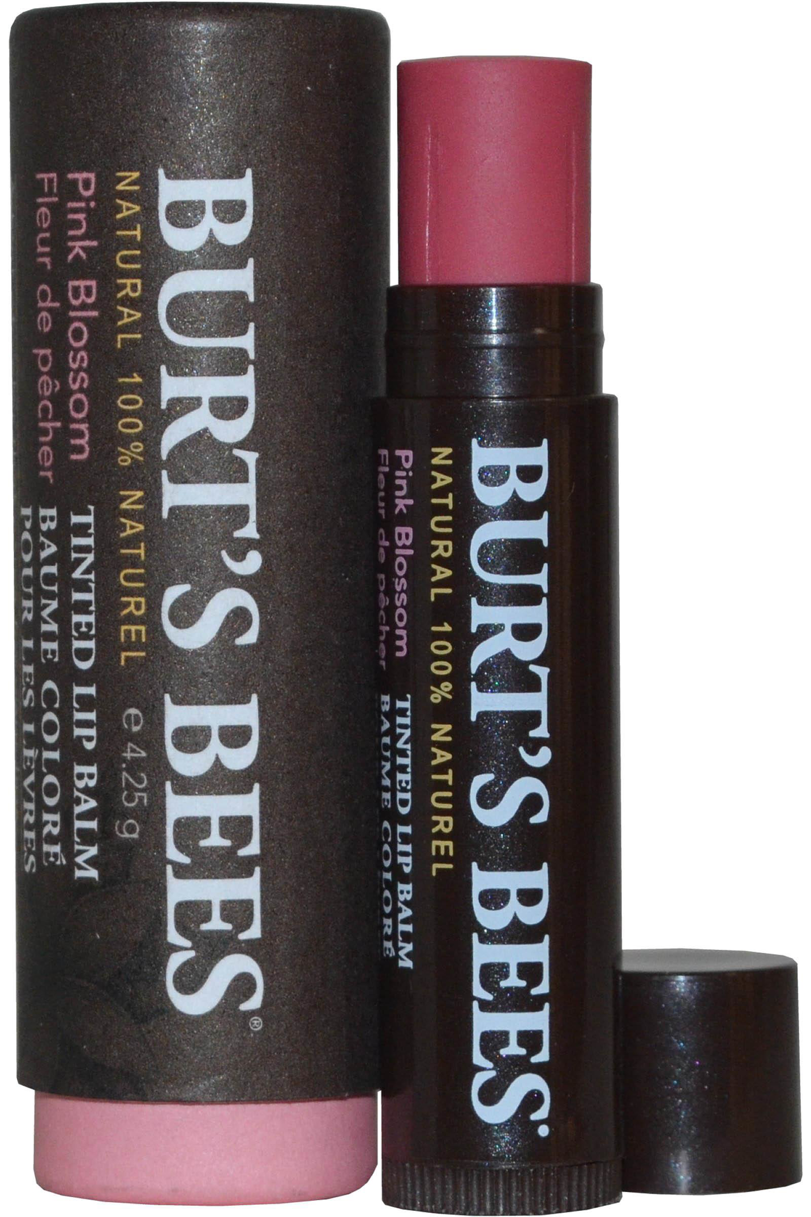 Burt's Bees Lip Balm - Tinted, Pink Blossom 0.15 oz/4.25 gr