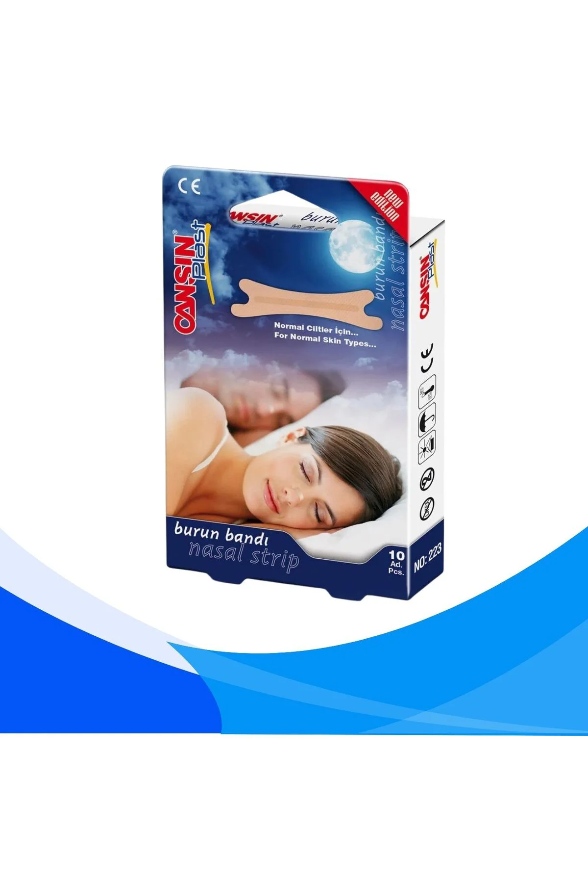 Burun bandı Cansın Plast Horlama Bandı Burun Tıkanıklığı Giderici