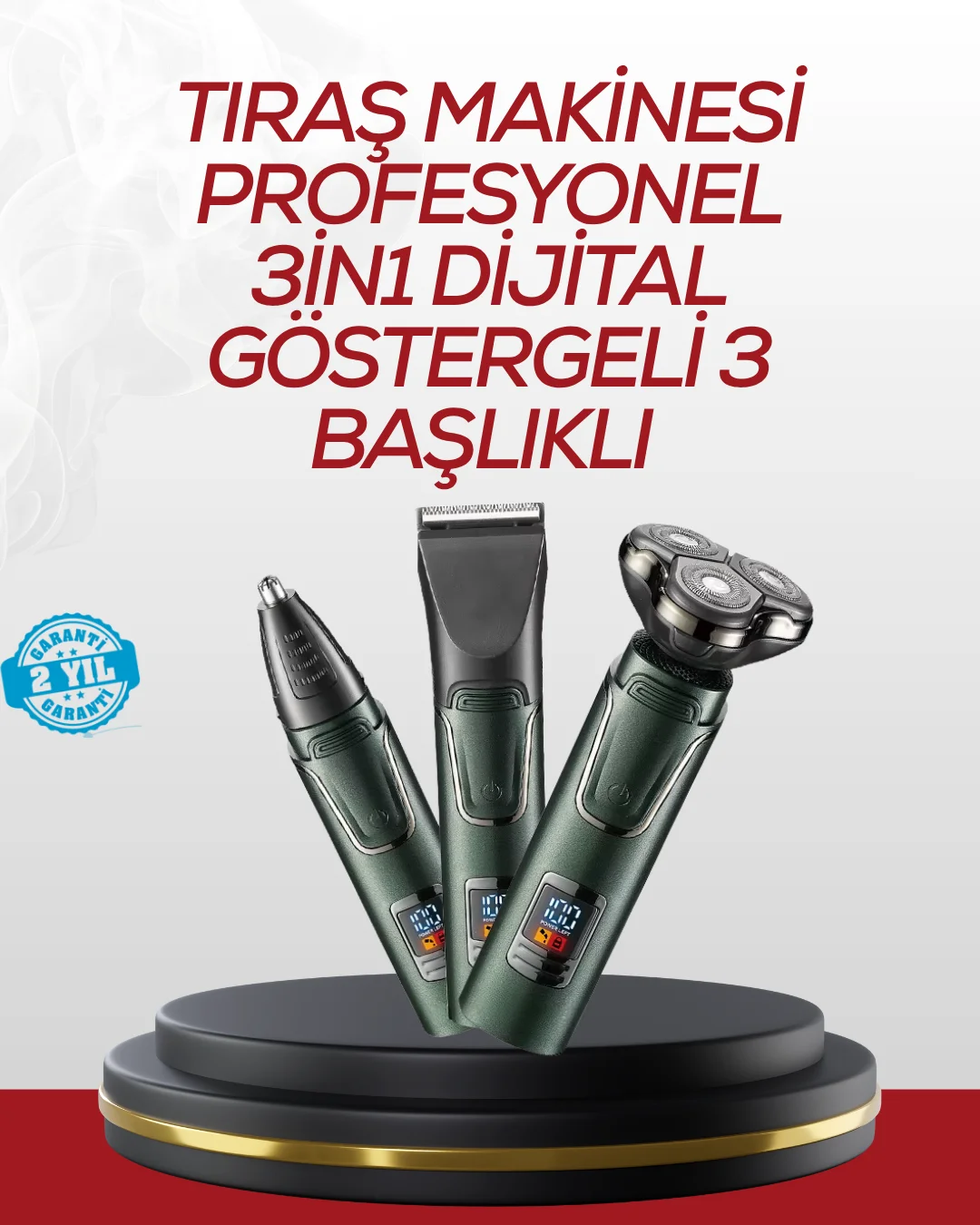Burun, Sakal ve Saç İçin Erkek Tıraş Cihazı Burun, Sakal ve Saç İçin Erkek Tıraş Cihazı