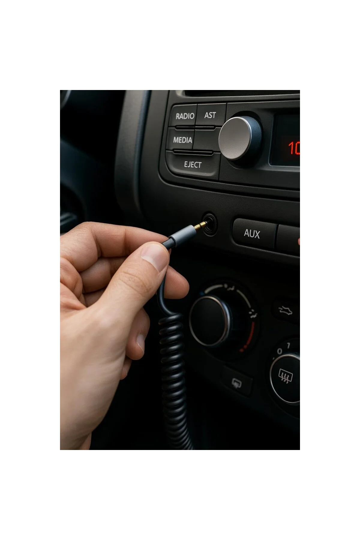 Busstier AUX Bluetooth 5.0 Alıcı Adaptör Mikrofonlu USB Beslemeli