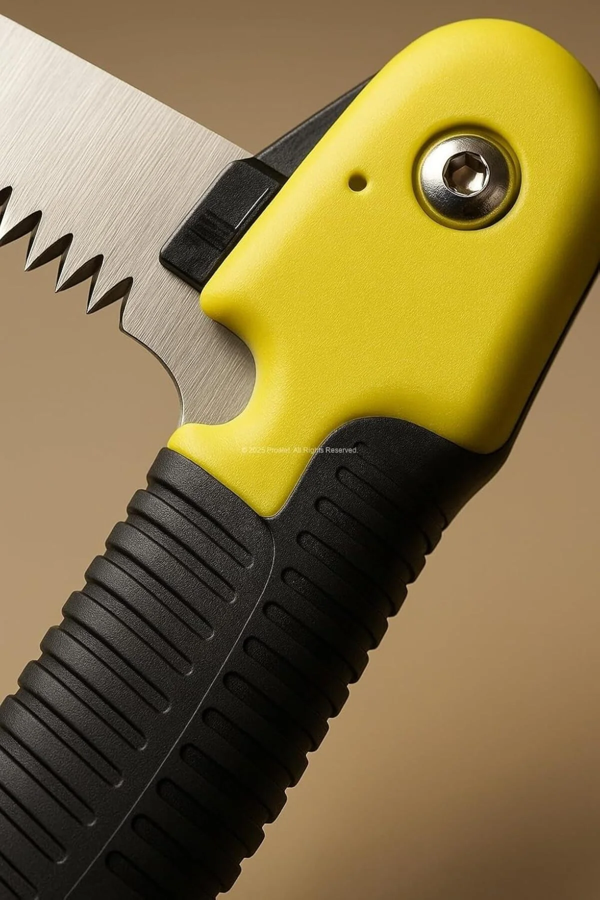 Busstier Katlanır Budama Testeresi, 18 cm Paslanmaz Çelik Bıçak, 23 cm Kaymaz Ergonomik Sap, Güvenli - Görsel 4