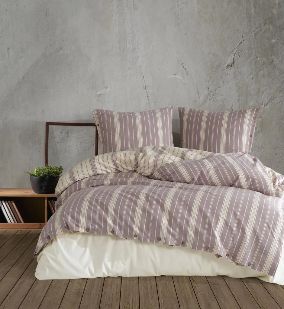 Butik Native Serisi Çift Kişilik Nev Takımı Pardus v1 Gülkurusu