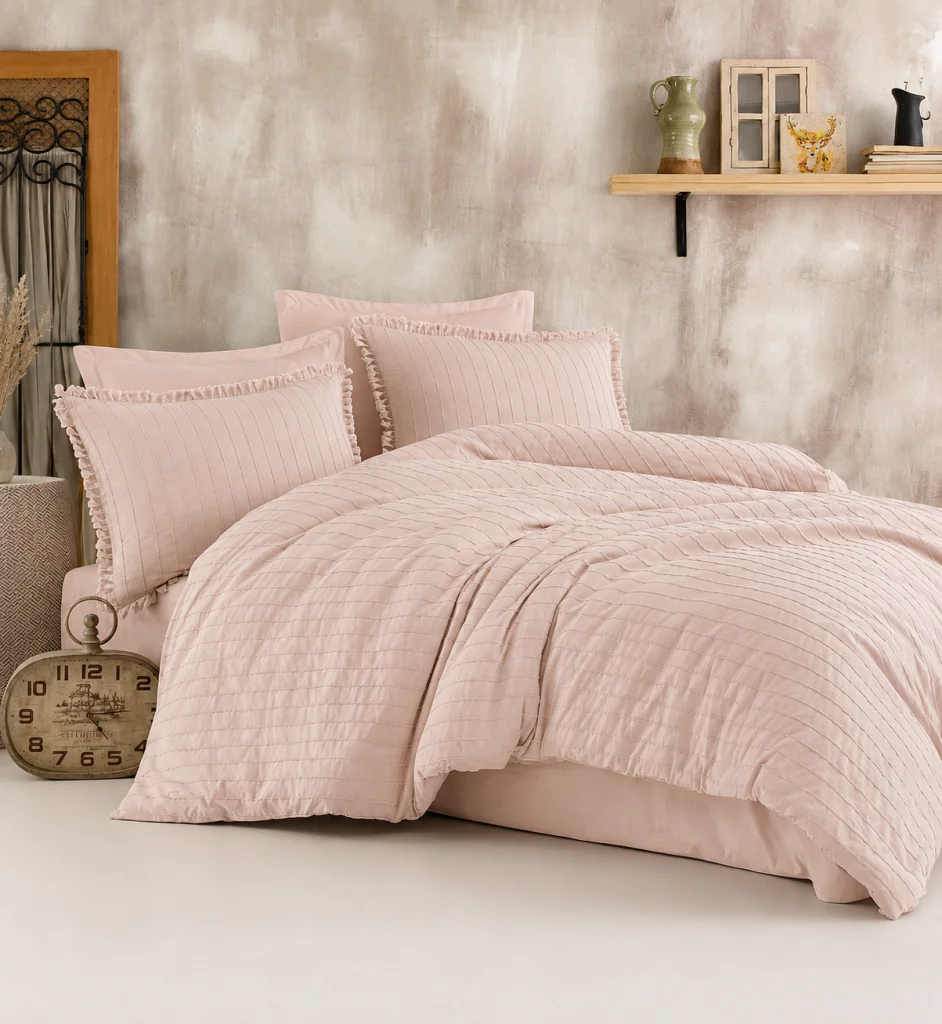 Butik Nev Takımı Çift Kişilik Estina V10 Taş Rengi