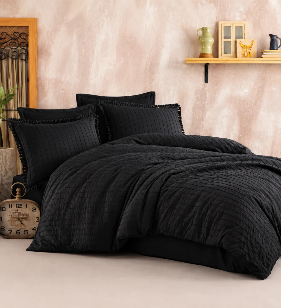 Butik Nev Takımı Çift Kişilik Estina V7 Füme