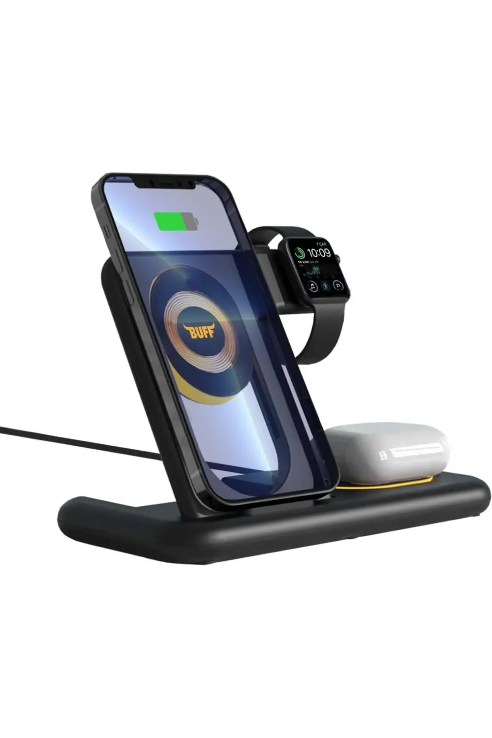 buybeam LABS BL40 5in1 Telefon Kulaklık Tutucu Kablosuz Led Işıkl