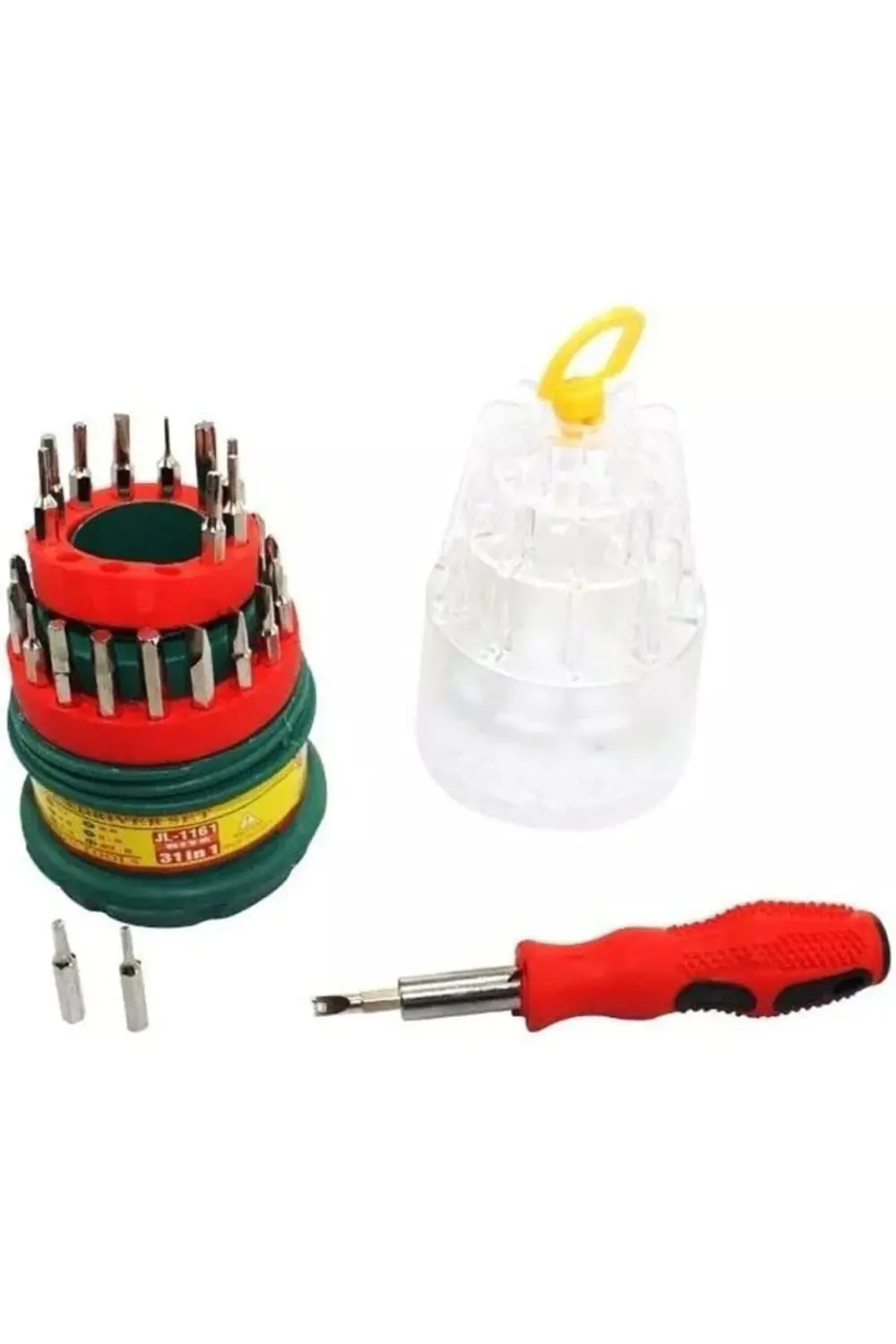 buydash 31 Parça Tornavida Uç Tamir Seti Taşınabilir Yumurta Torn