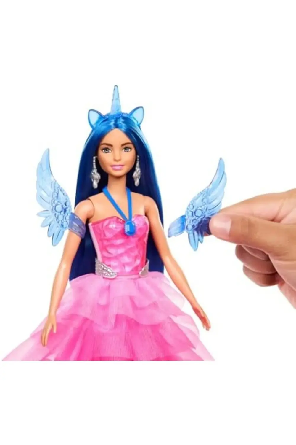 buydash 65. yıla özel, mavi saçlı, pembe bebek ile safir kanatlar