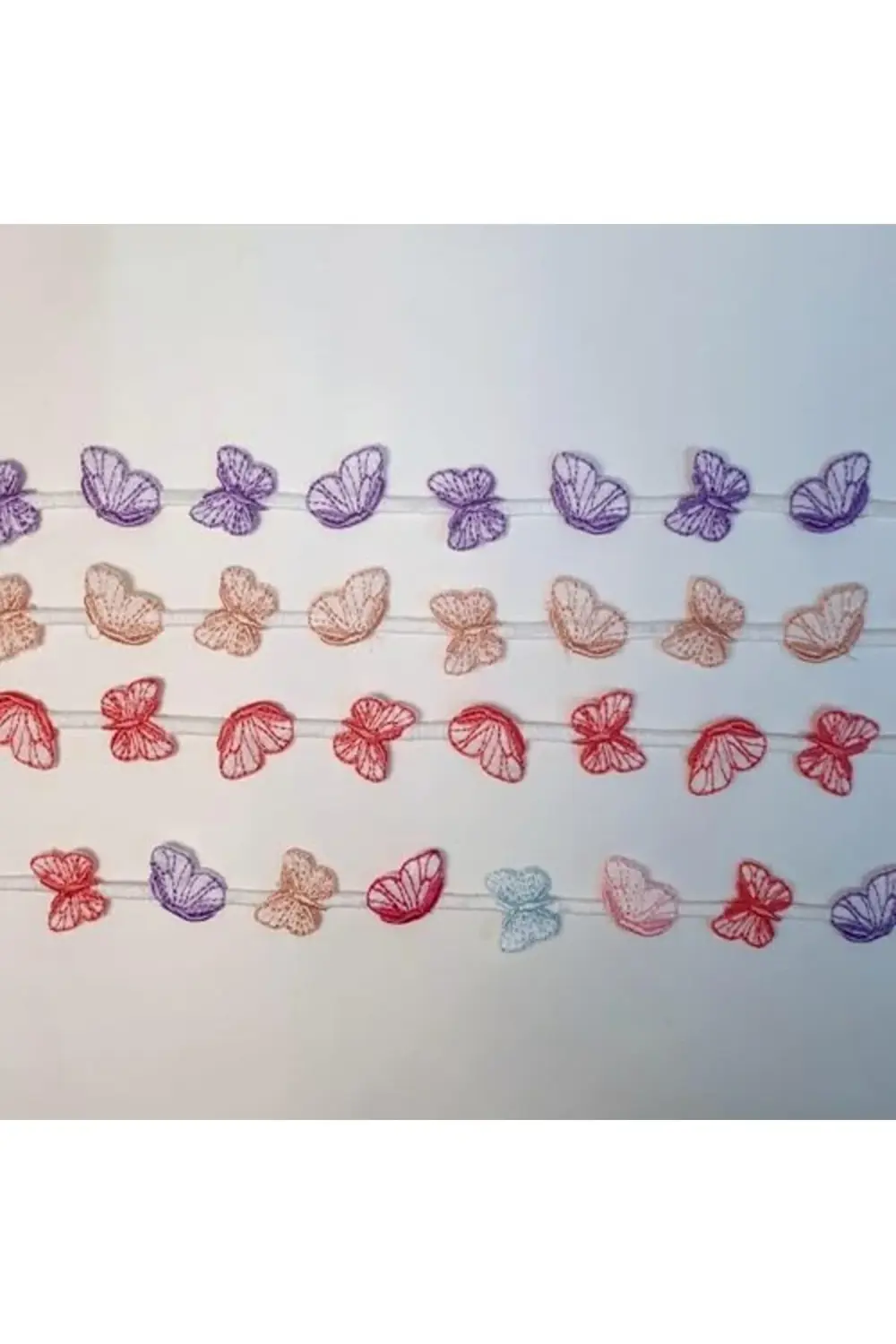 buyflair Motifli Şerit Nakış Modeli | Nakış Aksesuar (Pudra Pembe