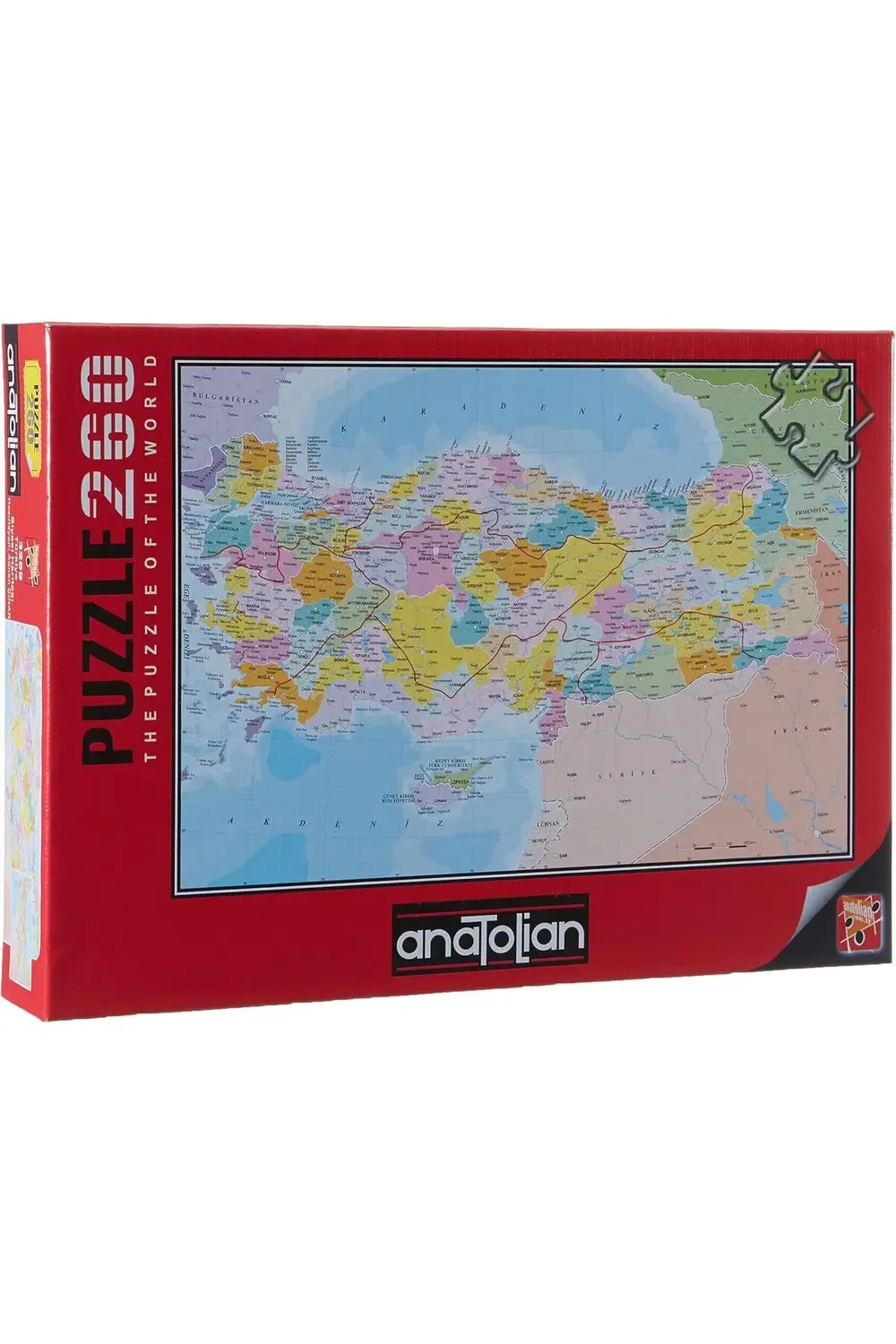buyflair Puzzle - Türkiye Siyasi Haritası / 260 Parça Puzzle, #32