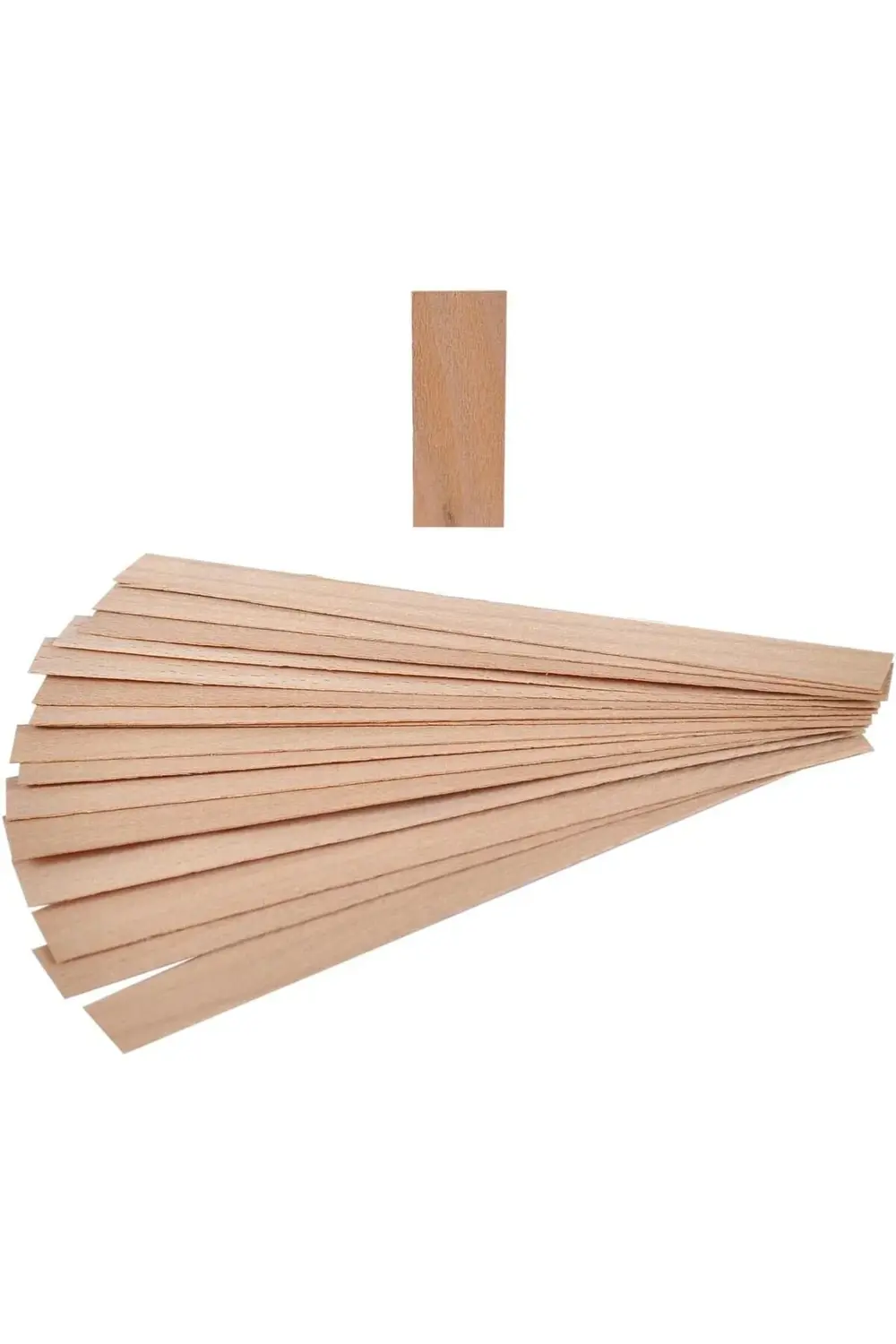 buyglint Ahşap Mum Fitili Mum Fitil Vegan Mum Fitil 60 Adet Boy 1