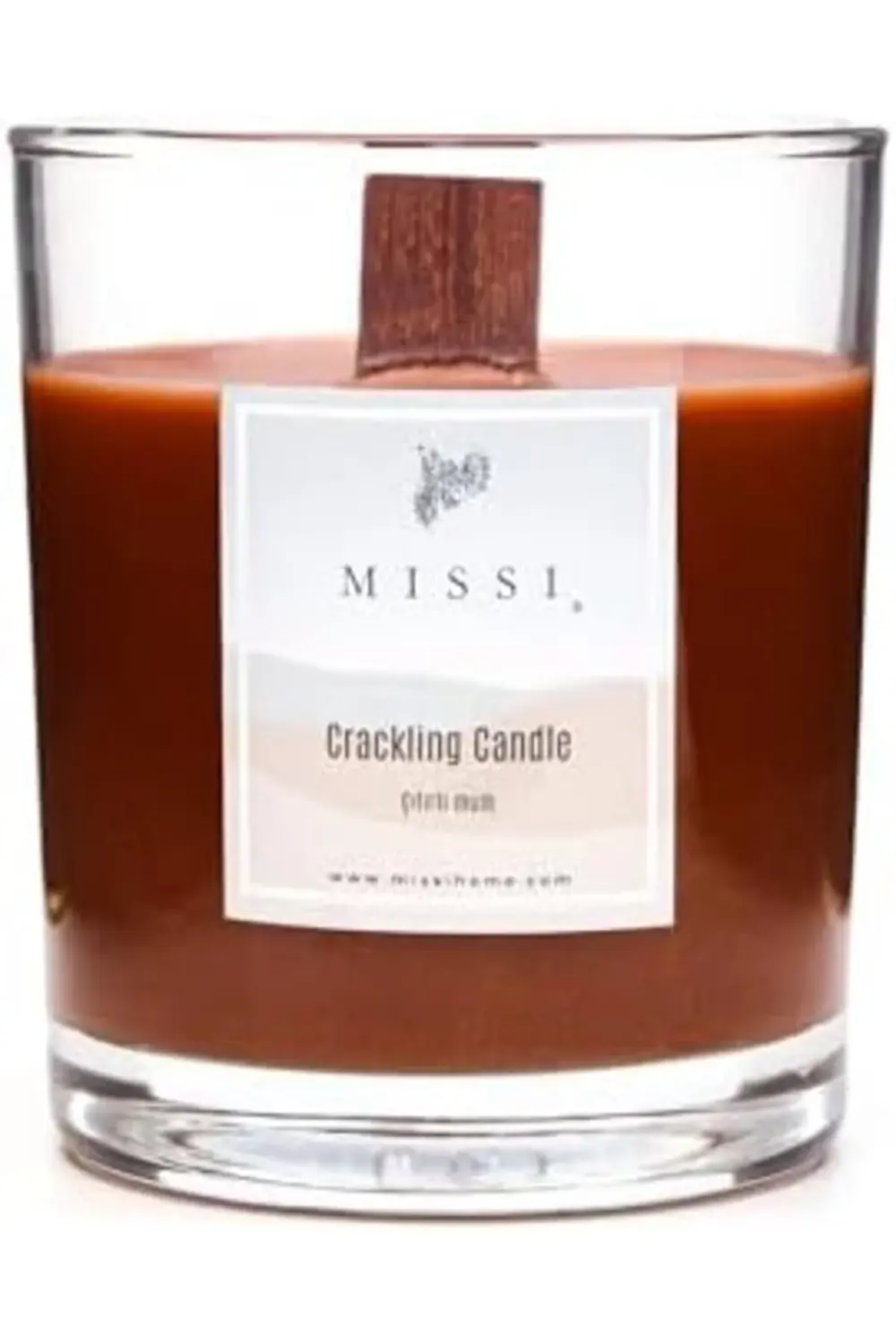 buyglint Fitilli Kokulu Craklıng Vegan Mum (Çıtırtılı) flashlight