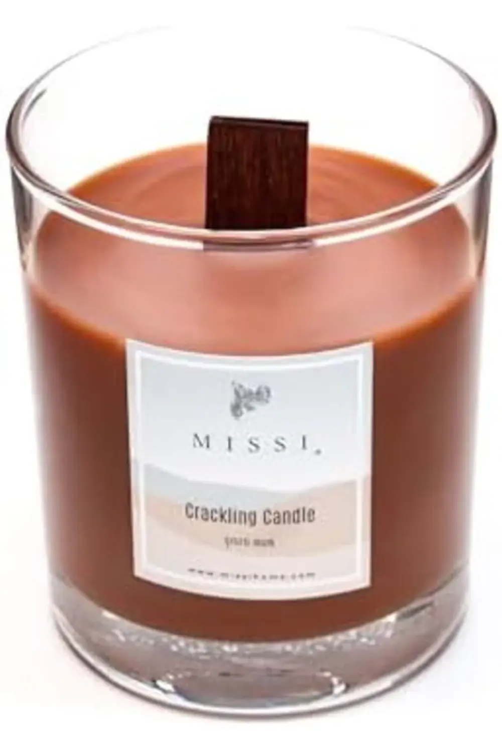 buyglint Fitilli Kokulu Craklıng Vegan Mum (Çıtırtılı) flashlight