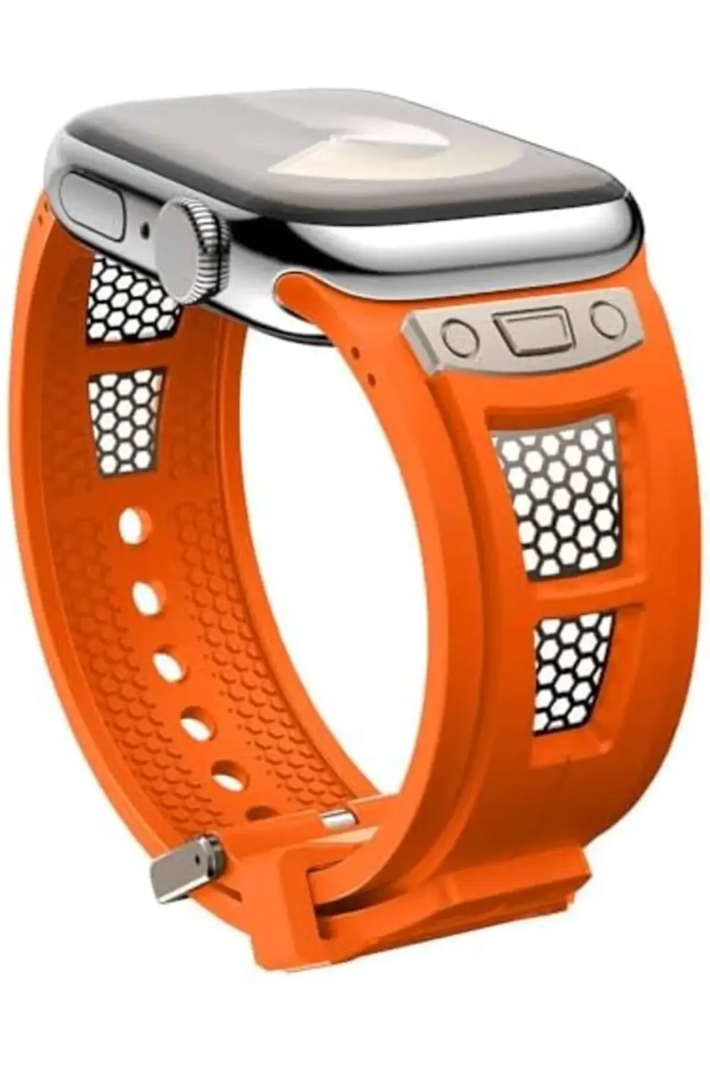buyglint İle Uyumlu 42mm KRD-117 Hava Alabilen Delikli Metal Süsl