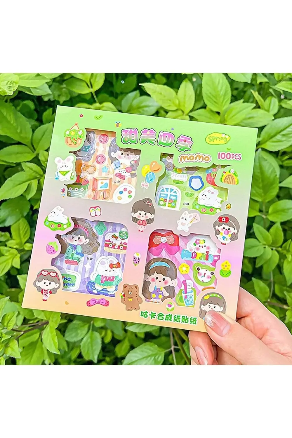 buyglint Spring Temalı 100 Yaprak 4 Bölmeli Seti • Bullet Journal