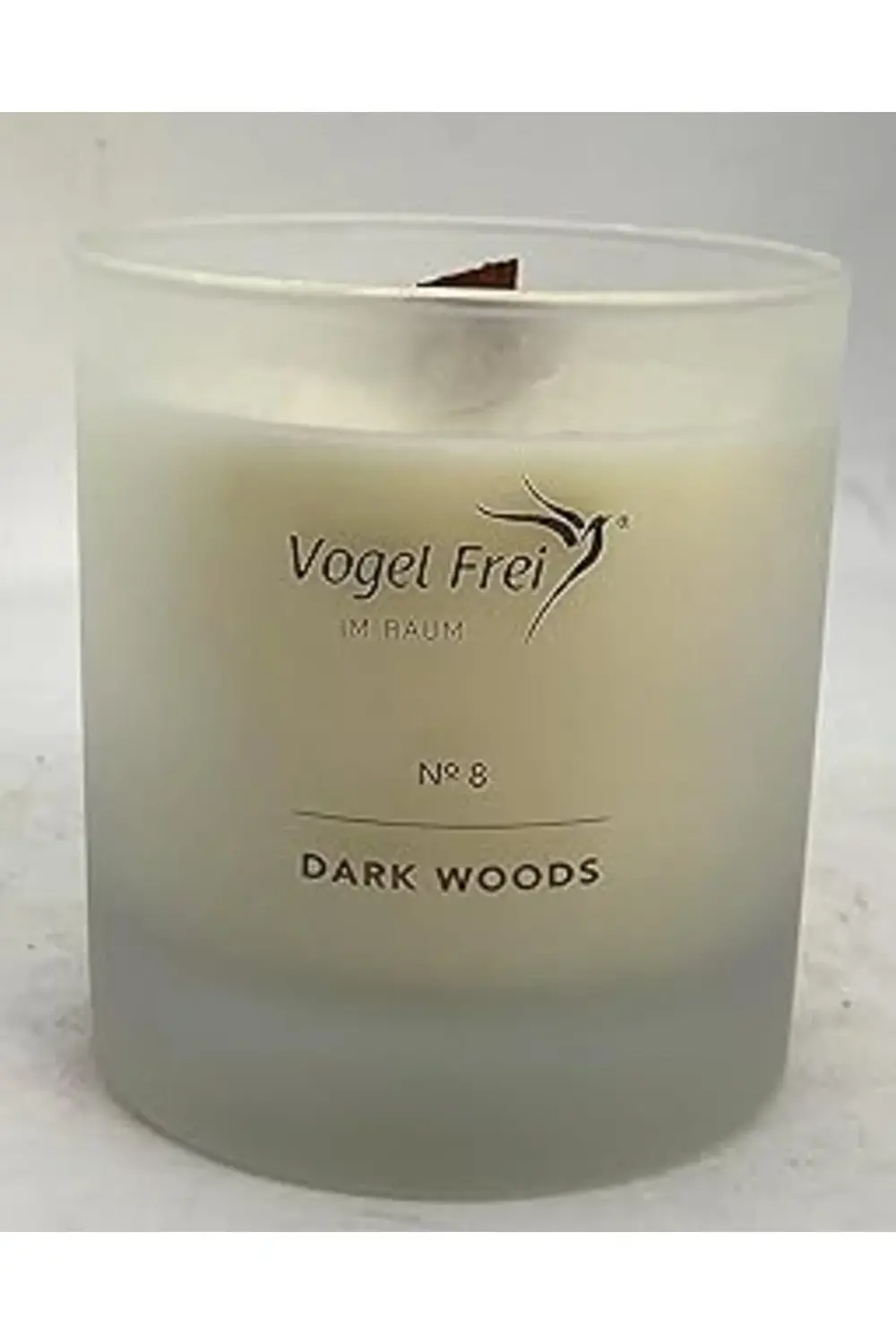 Büyük Ahşap Fitilli Dark Woods Vegan Mum