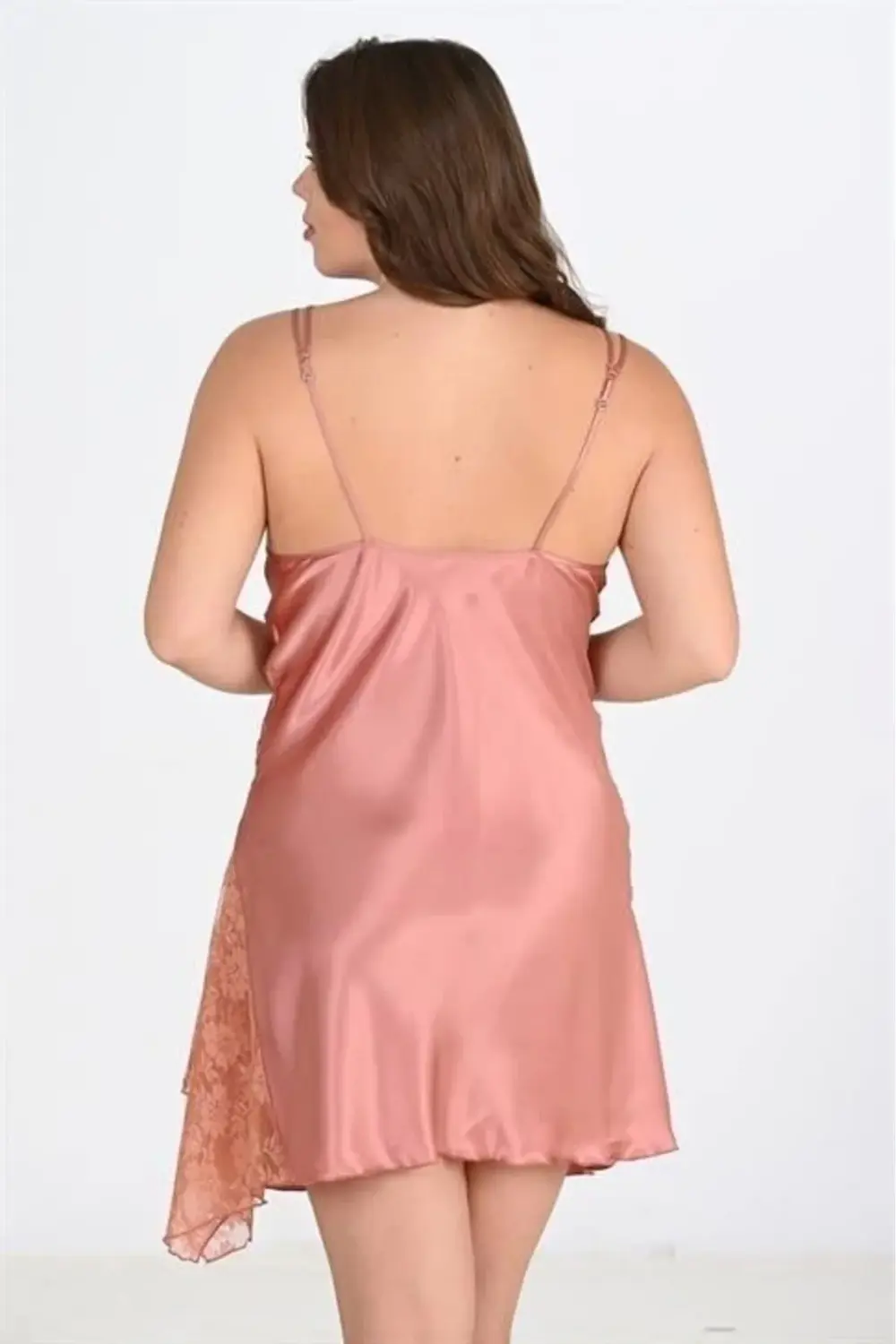 Büyük Beden Bakır Gecelik 2109 Büyük Beden Bakır Gecelik 2109