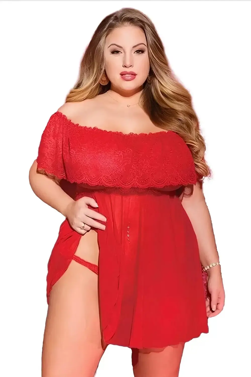 Pilelistore Büyük Beden Gecelik