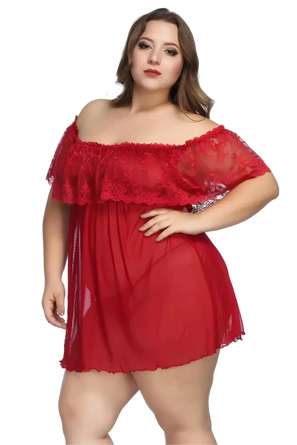 Pilelistore Büyük Beden Gecelik