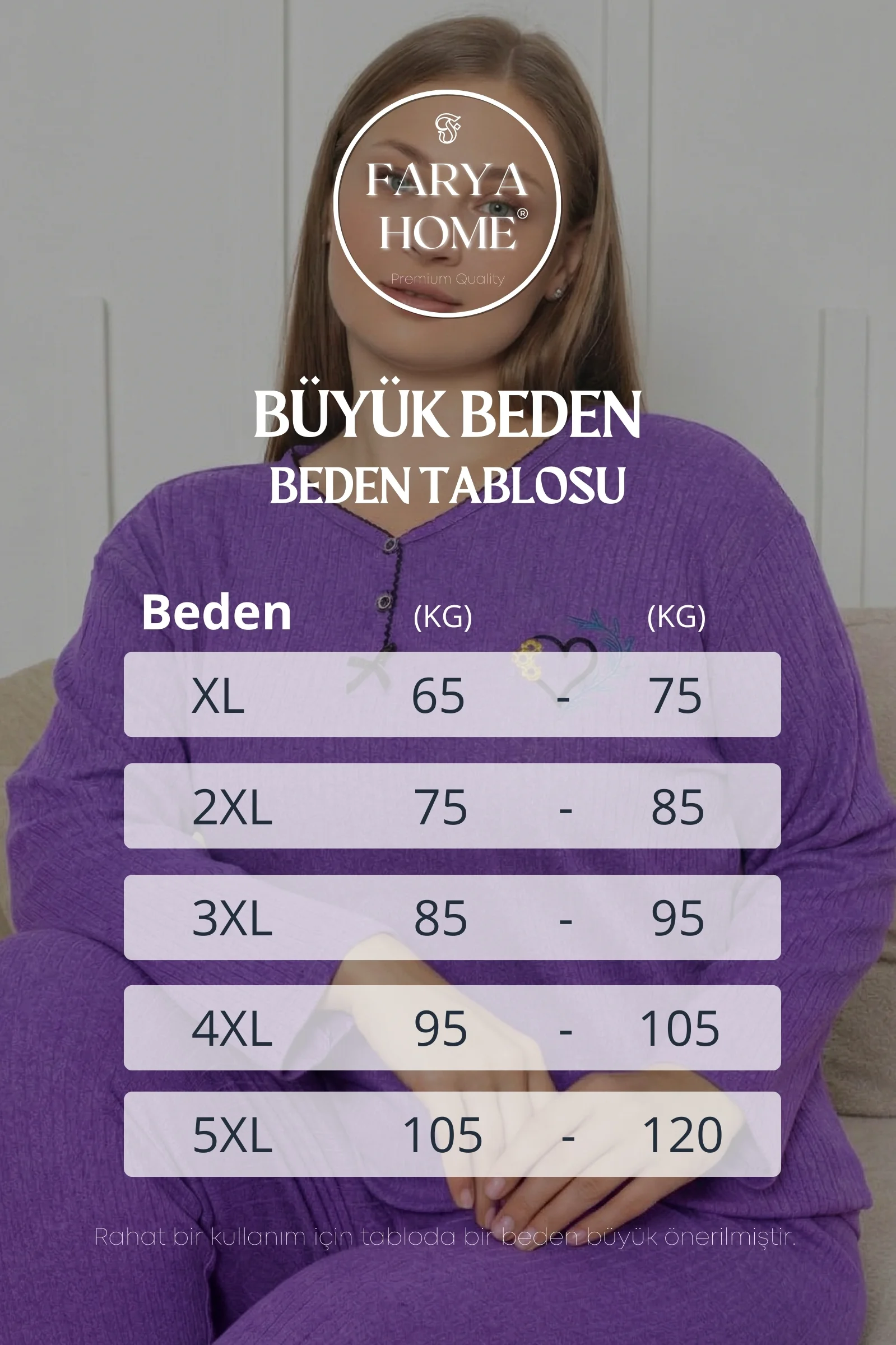 Büyük Beden Pamuklu Kalın Kışlık Düğmeli Şeritli İnterlok Örme Pijama Takımı, Mor, XL Fiyatı, Yorumları ve Özellikleri