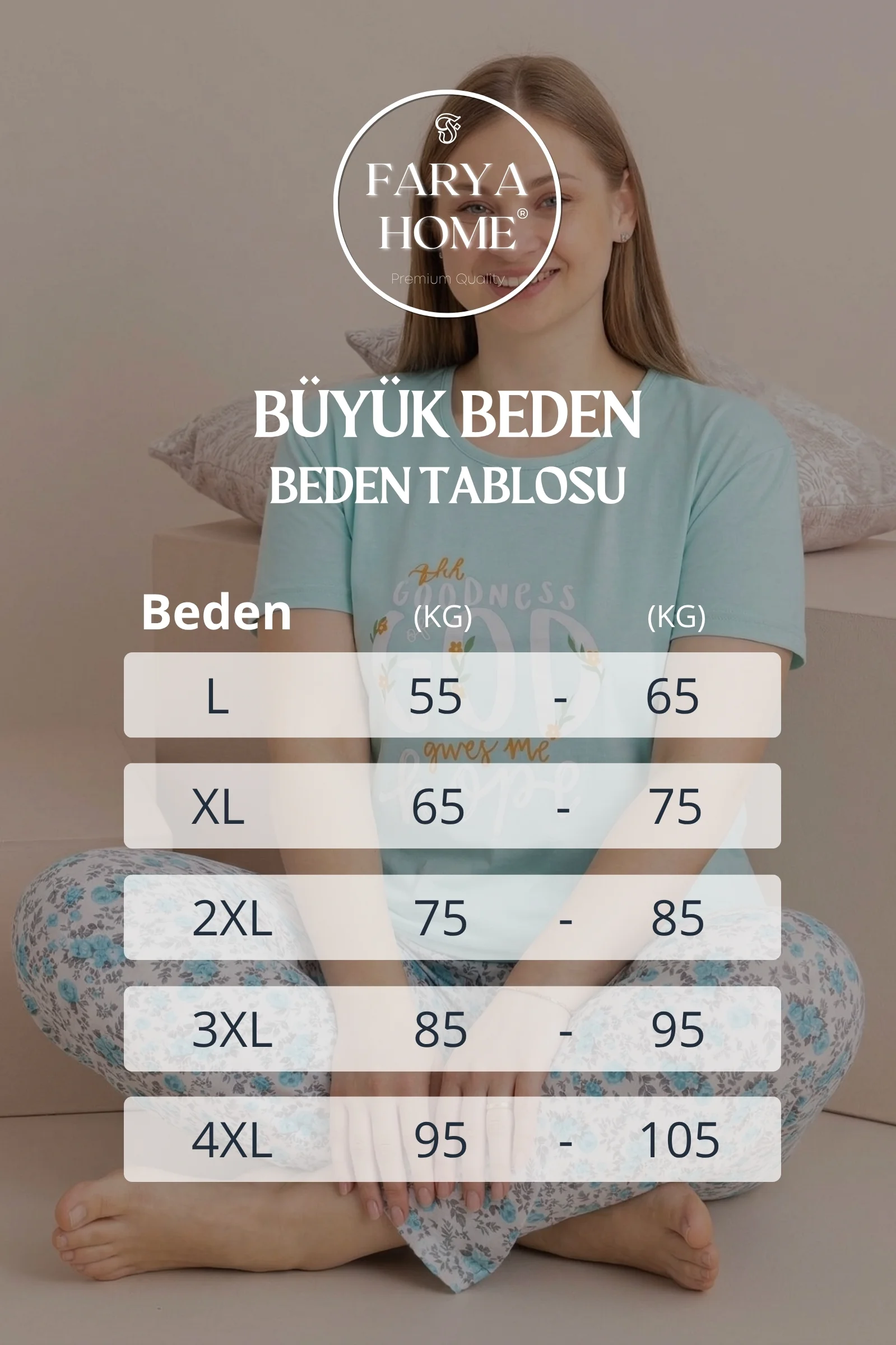 Büyük Beden Pamuklu Desenli Anne Kalıp Kısa Kollu Pijama Takımı, Mint, L Fiyatı, Yorumları ve Özellikleri