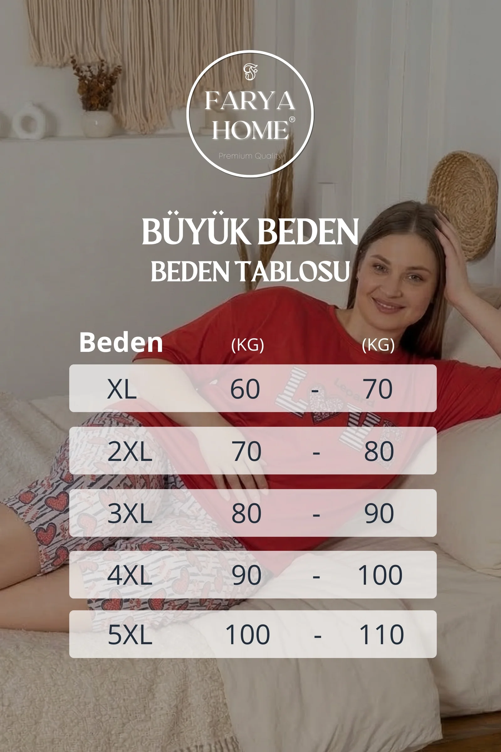 Büyük Beden Pamuklu Desenli Kısa Kollu Bermuda Kapri Pijama Takımı, Kırmızı, XL Büyük Beden Pamuklu Desenli Kısa Kollu Bermuda Kapri Pijama Takımı, Kırmızı, XL Fiyatı, Yorumları ve Özellikleri