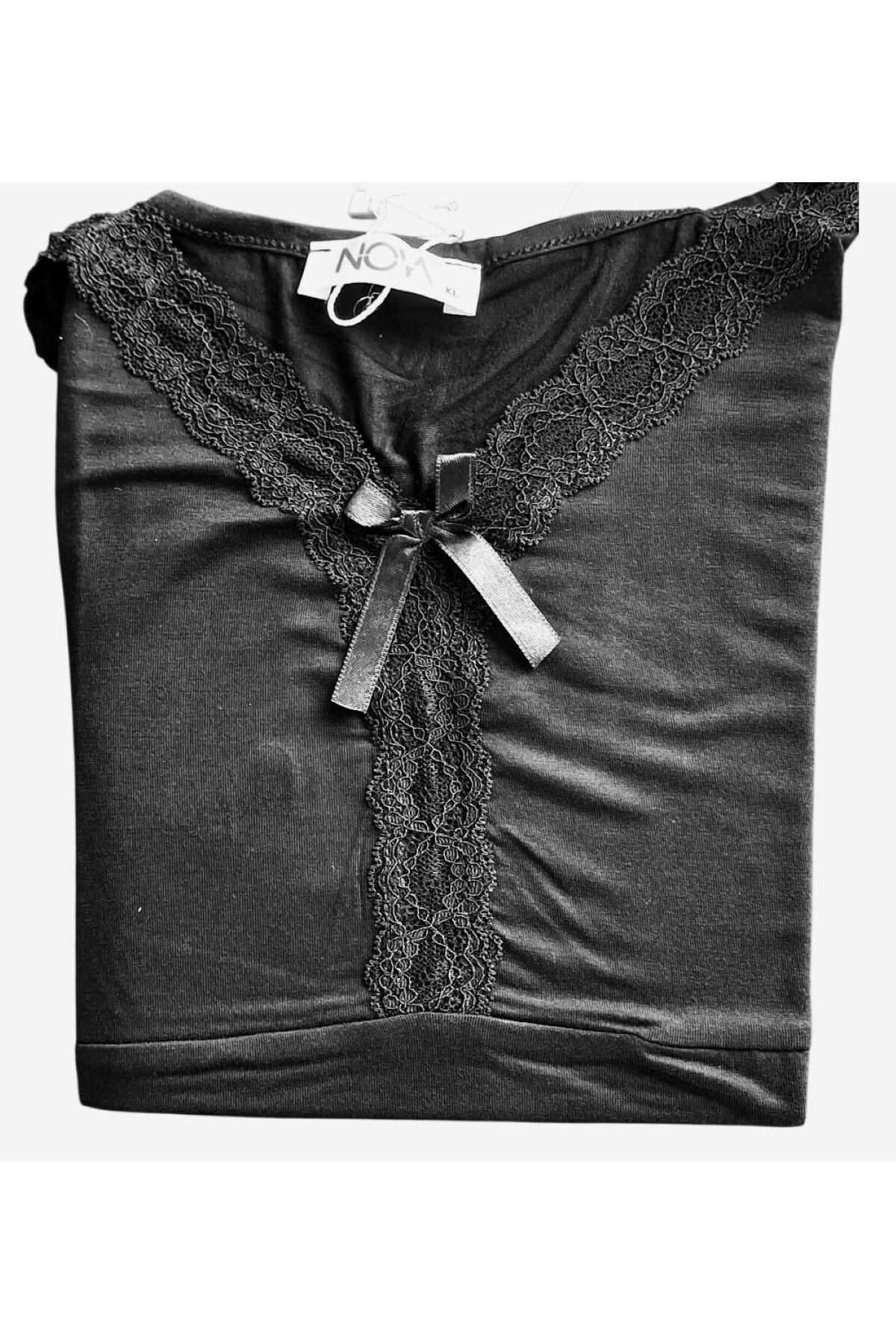 Noyalux Büyük Beden Sıfır Kol Ev Elbisesi/Gecelik