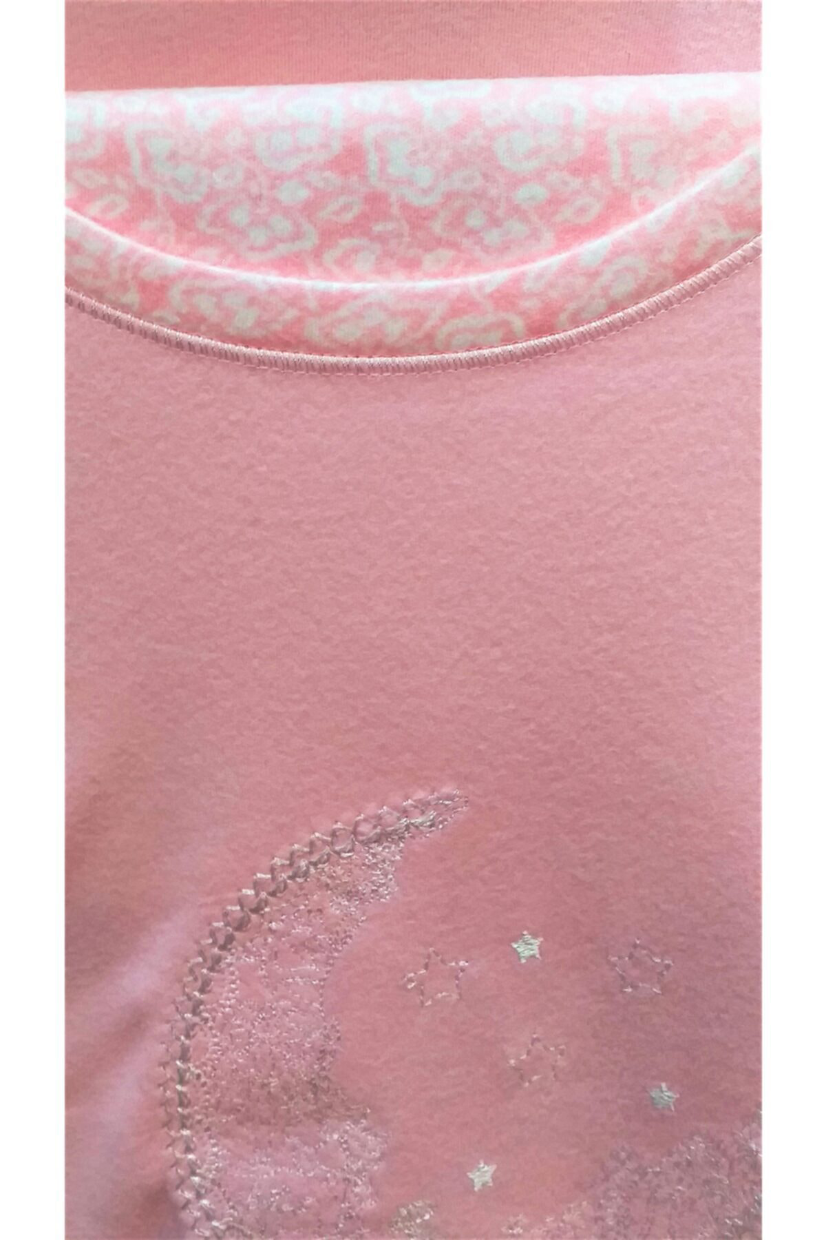 Büyük Beden Soft Pijama Takımı Kışlık Pembe