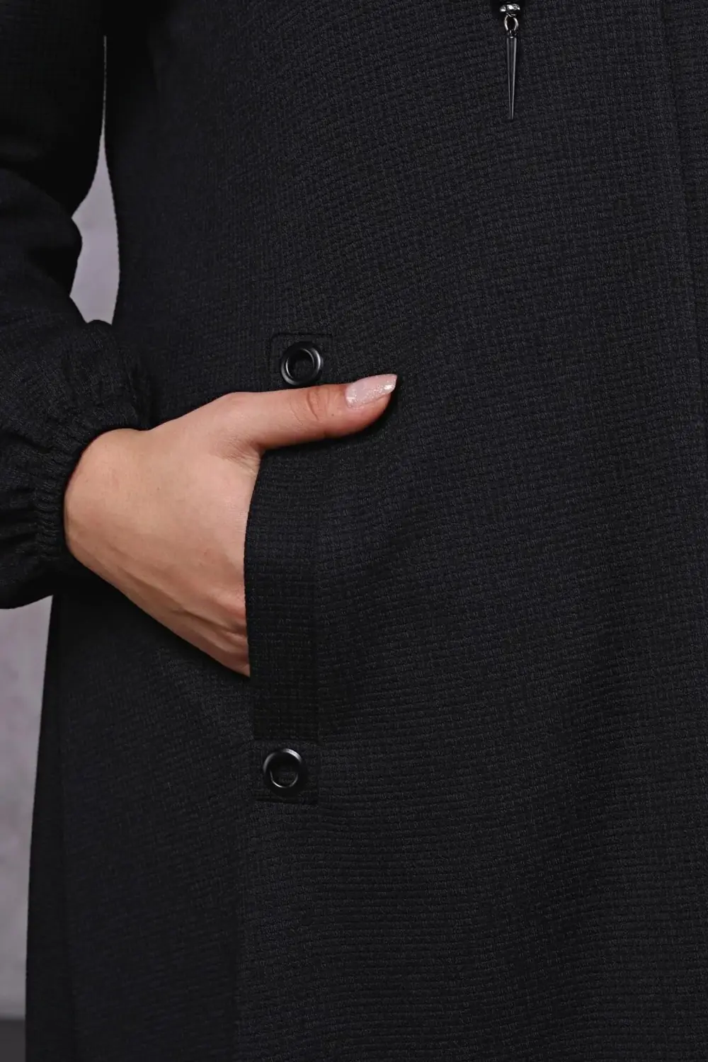 Buyuk Beden Uzun Kislik Tam Boy Kadin Pardesu