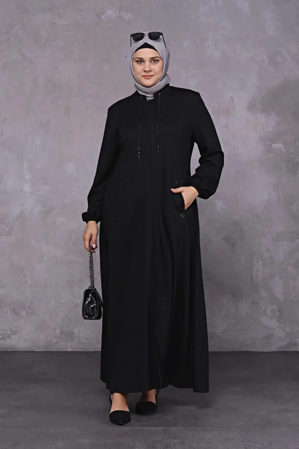 Buyuk Beden Uzun Kislik Tam Boy Kadin Pardesu