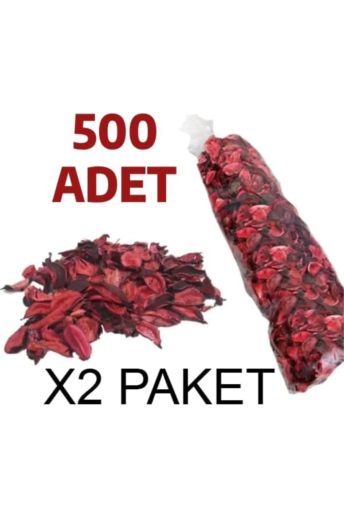 Büyük Boy 500 Adet Kuru Gül Kurusu Yaprağı Hediye Süs Dekor Roman