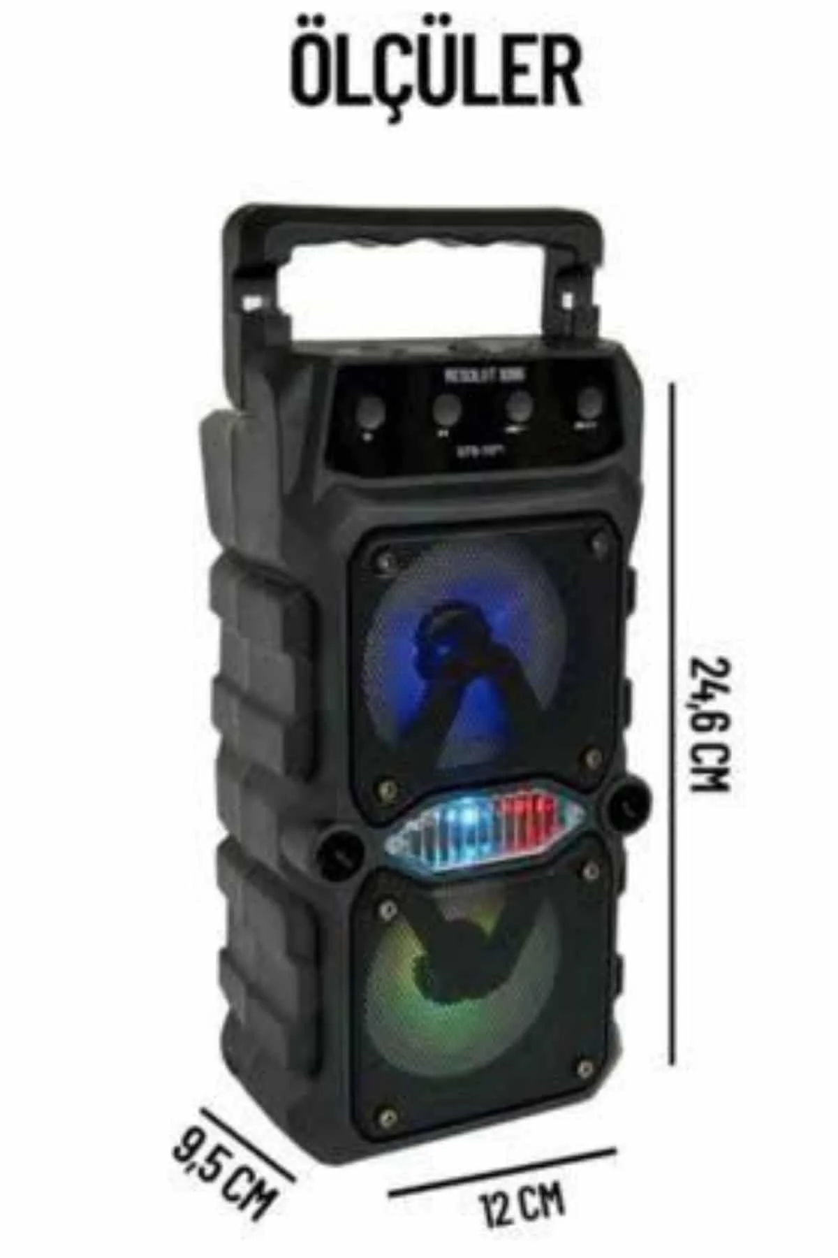 Büyük Boy Bluetooth Hoparlör Çoklu Bağlantı Çift Çıkışlı Taşınabilir Kesintisiz Büyük Boy Bluetooth Hoparlör Çoklu Bağlantı Çift Çıkışlı Taşınabilir Kesintisiz - Görsel 3
