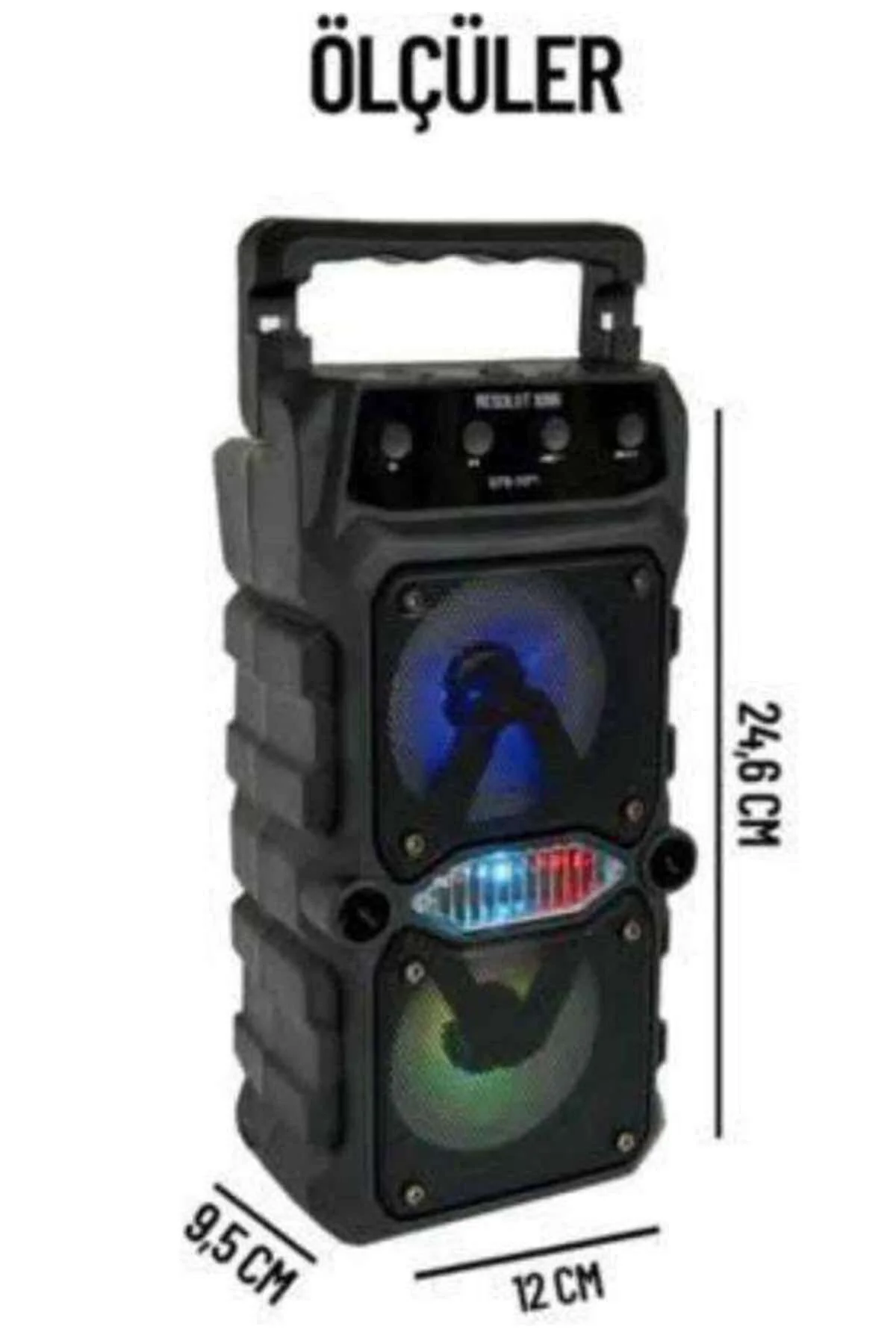 Büyük Boy Bluetooth Hoparlör Çoklu Bağlantı Çift Çıkışlı Taşınabilir Kesintisiz Büyük Boy Bluetooth Hoparlör Çoklu Bağlantı Çift Çıkışlı Taşınabilir Kesintisiz - Görsel 3