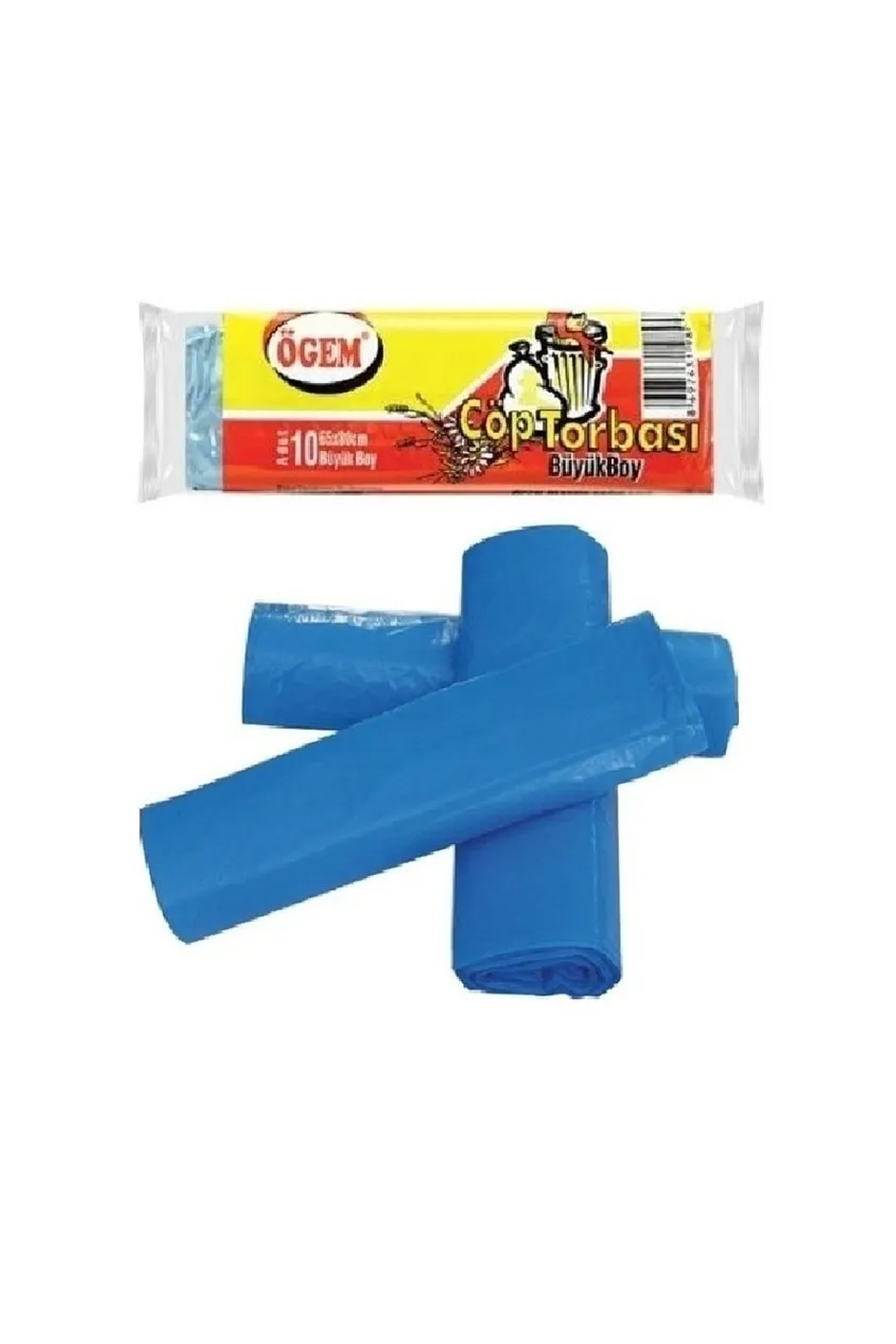 Just Cheap Store Büyük Boy Çöp Torbasi 65 X 80 Cm 10 Lu Rulo X 1 Paket = 10 Adet (