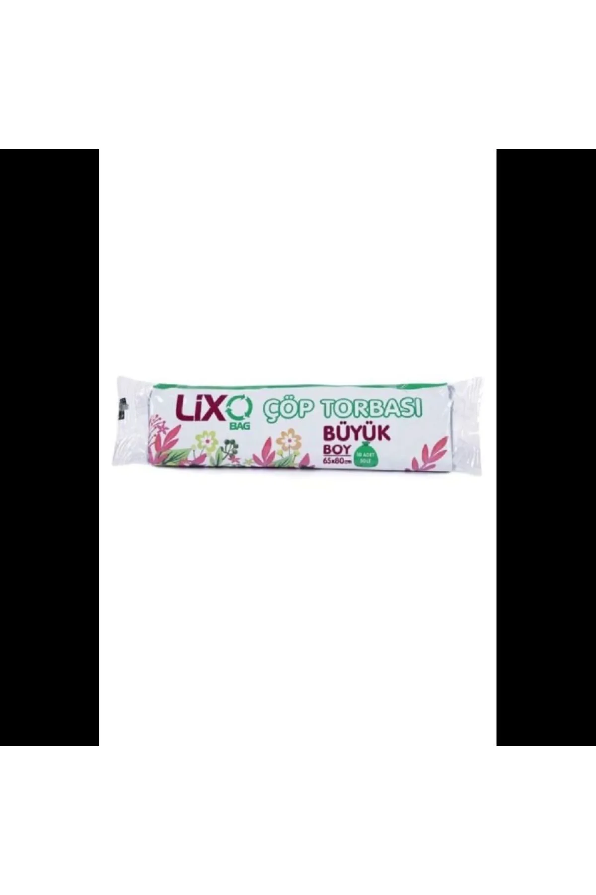 Büyük Boy Çöp Torbası 65 x 80 cm 10 Lu Rulo x 1 Paket = 10 Adet (