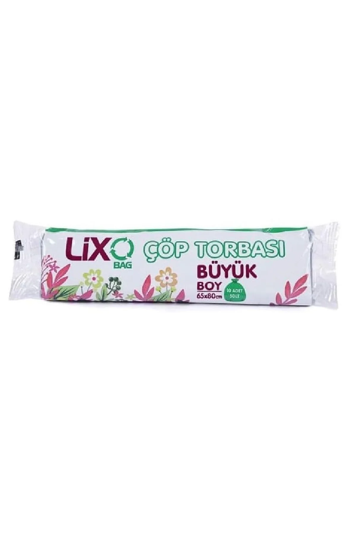 Büyük Boy Çöp Torbası 65 x 80 cm 10 Lu Rulo x 10 Paket = 100 Adet