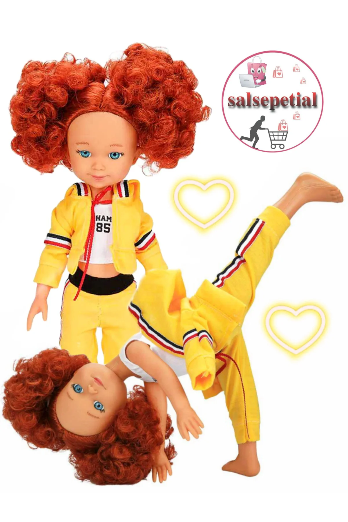 Büyük Boy Et Bebek 35cm Mina Sporcu Bebek Gerçekçi Aksesuarlı Mod