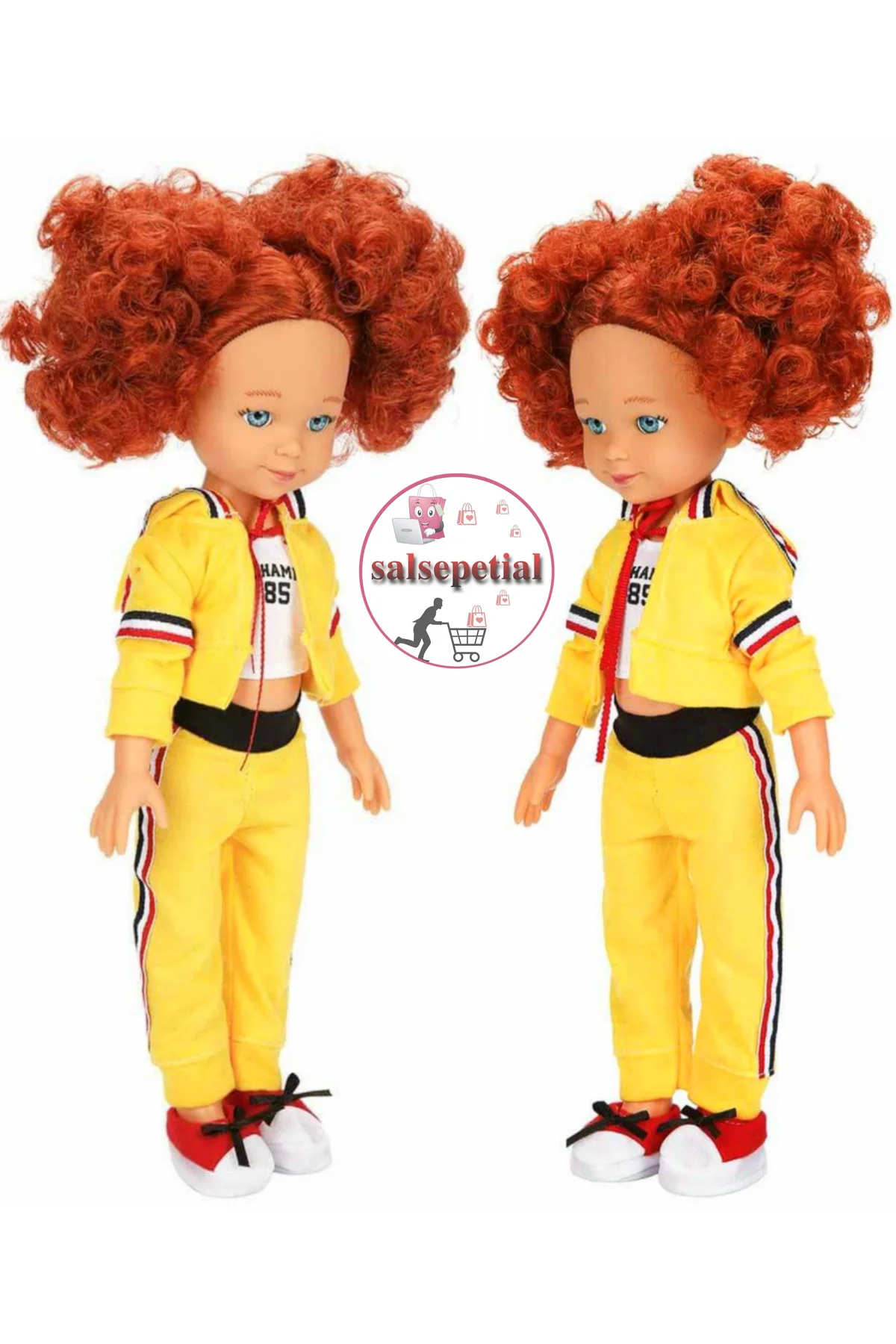 Büyük Boy Et Bebek 35cm Mina Sporcu Bebek Gerçekçi Aksesuarlı Mod