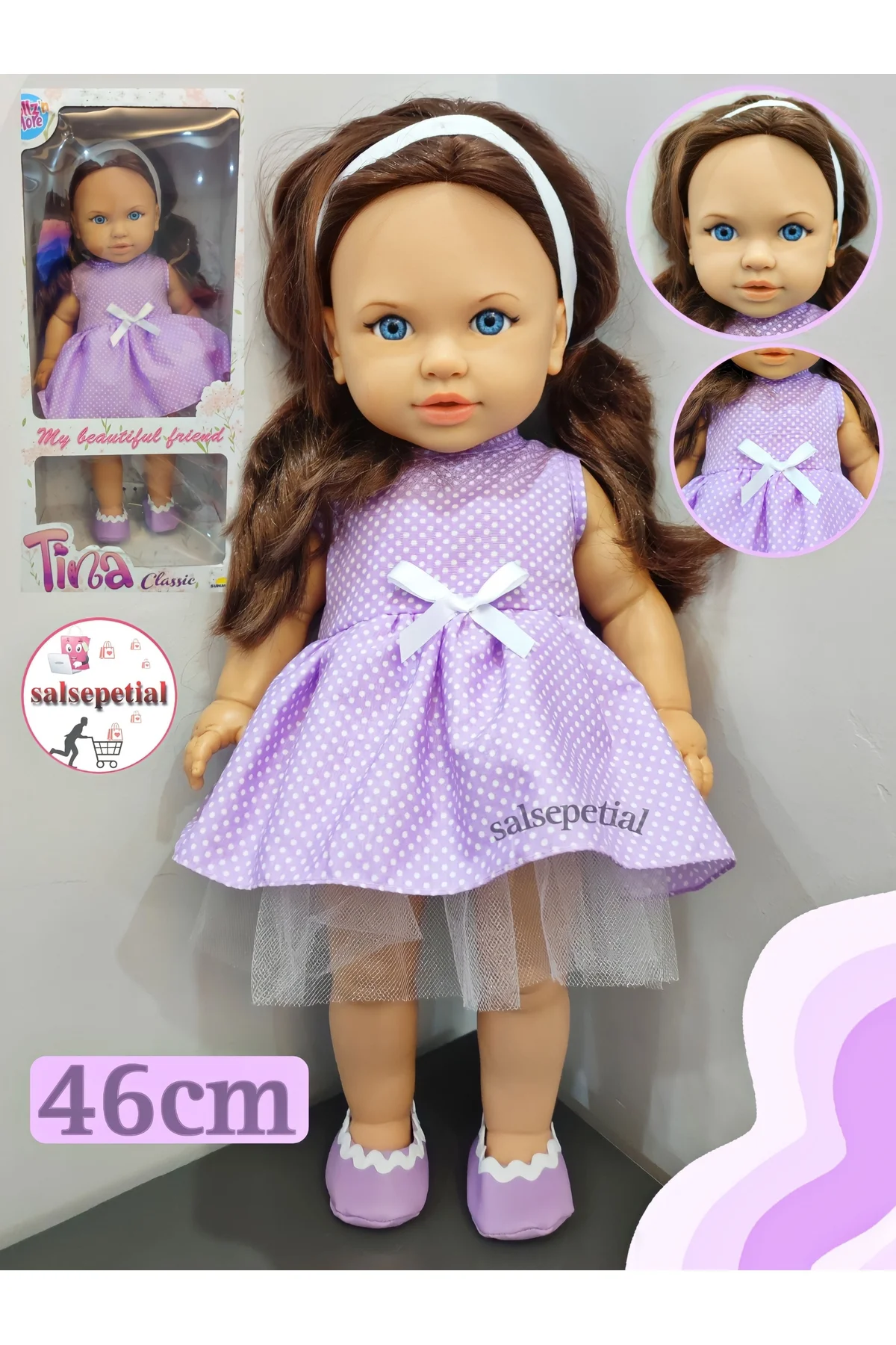 Büyük Boy Et Bebek 46cm Kokulu Kutulu Model Bebek 46cm