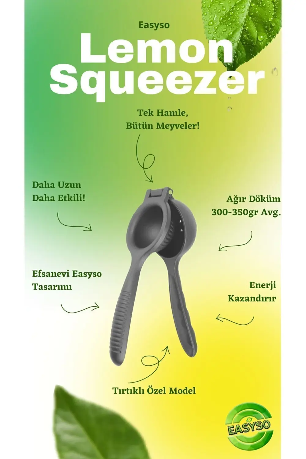 Büyük Boy Gerçek Döküm Narenciye Limon Sıkacağı, Efsanevi Tasarım