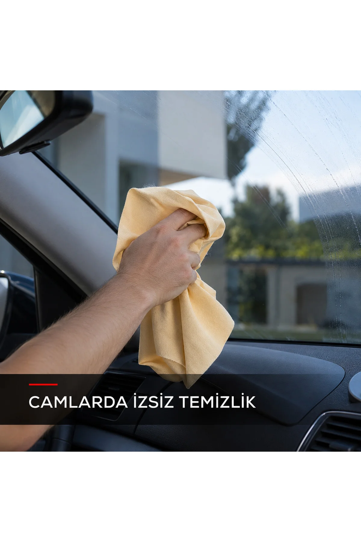 Büyük Boy Güderi Oto Kurulama Bezi 50 × 70 cm – Yüksek Emici, İz ve Tüy Bırakmayan Araç Temizlik Bezi