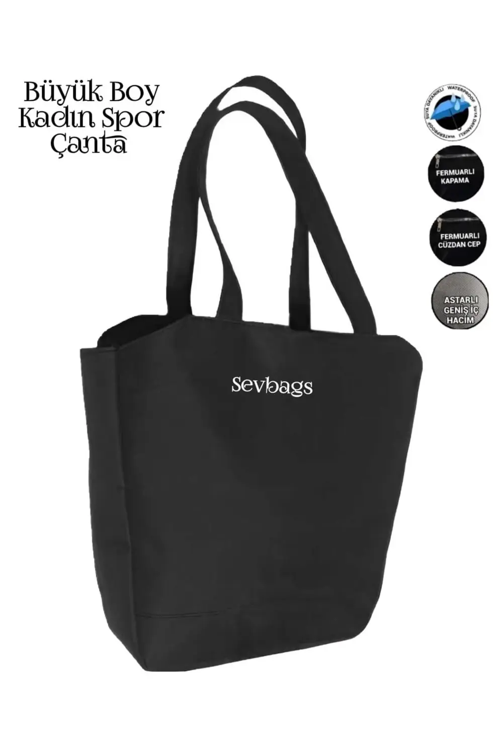 Büyük Boy Kadın Spor Çanta