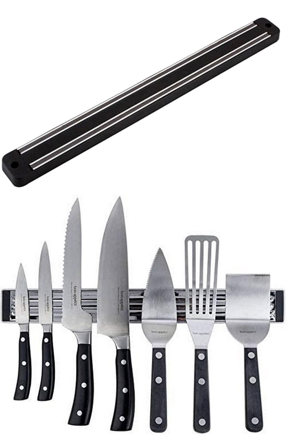 Büyük Boy Mıknatıslı Bıçak Askısı 55 cm Bıçak Tutucu Bıçak Organi