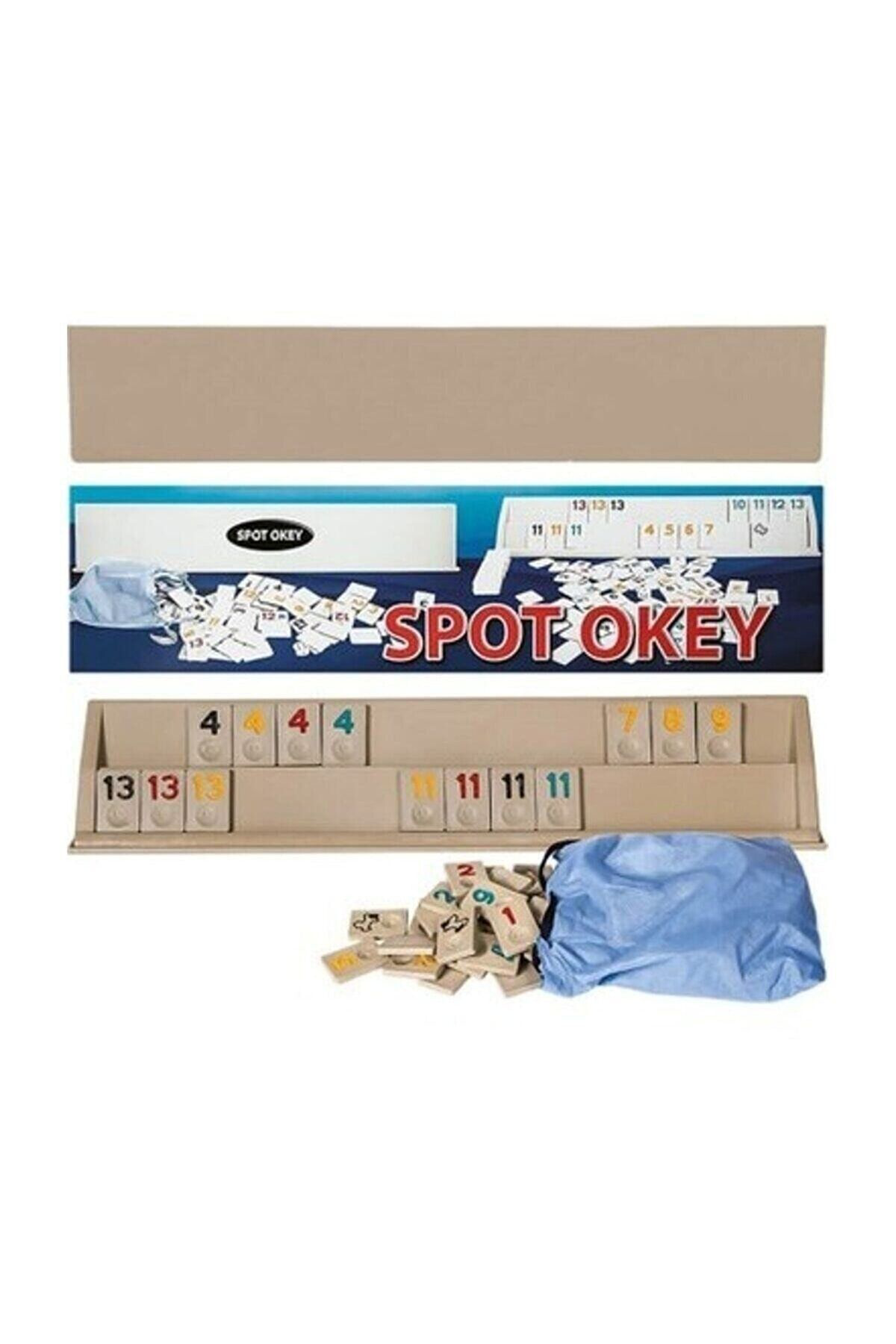 Spot Büyük Boy Plastik Okey Takimi