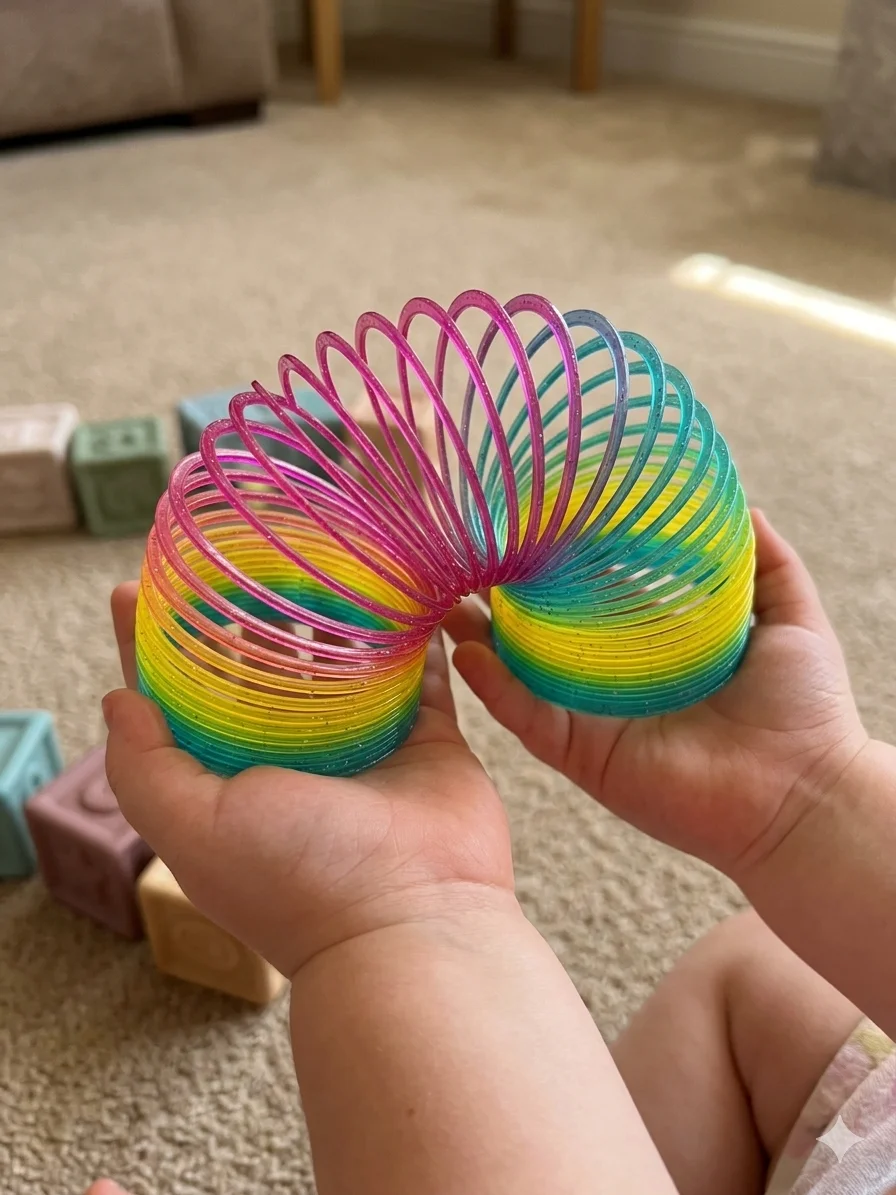 Büyük Boy Simli Gökkuşağı Stres Yayı Oyuncak Stres Yayı - 8 cm ça Fiyatı, Yorumları ve Özellikleri