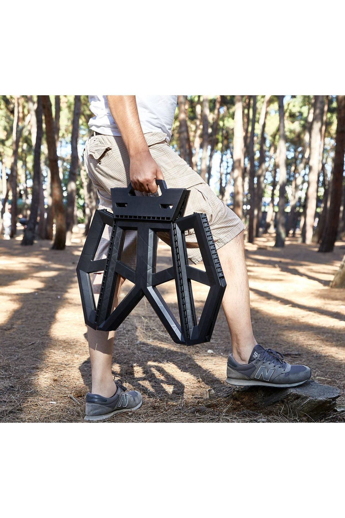 Ferah Plastik Büyük Boy Tank Katlanir Kamp Taburesi - 300 Kg Taşima Kapasitesi