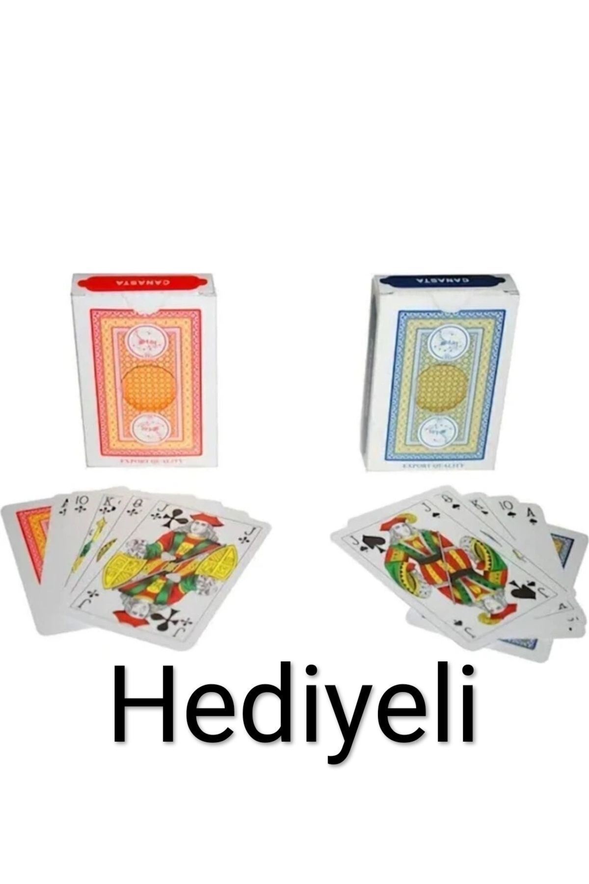 Ergingroup Büyük Boy Taşli Plastik Okey Takimi 43 Cm İskambil Kağidi