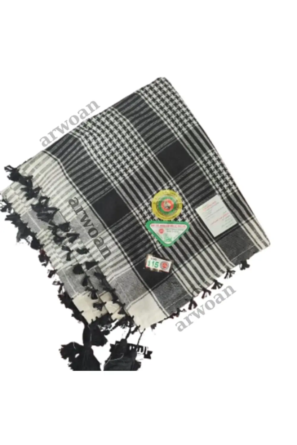 Büyük Boy Unisex 120*120 cm pamuklu puşi şal